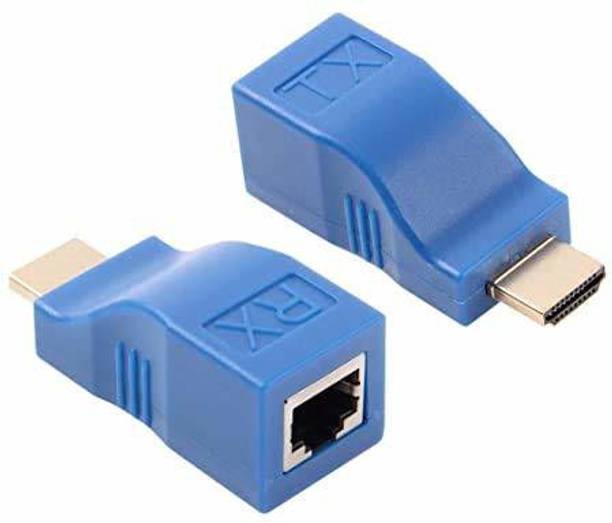 Hardik  TV-out Cable HDMI Range Extender Over Single RJ45 LAN Cable up to 30 Meter