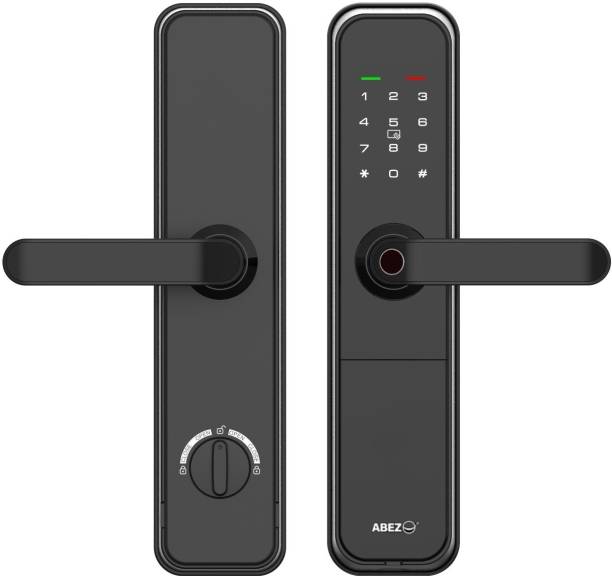 ABEZBeSmart Digital Door Lock - AM35i Online with 5 Way Unlocking, Fingerprint, Password, RFID Card, Wi-Fi, Mechanical Key Access Smart Door Lock