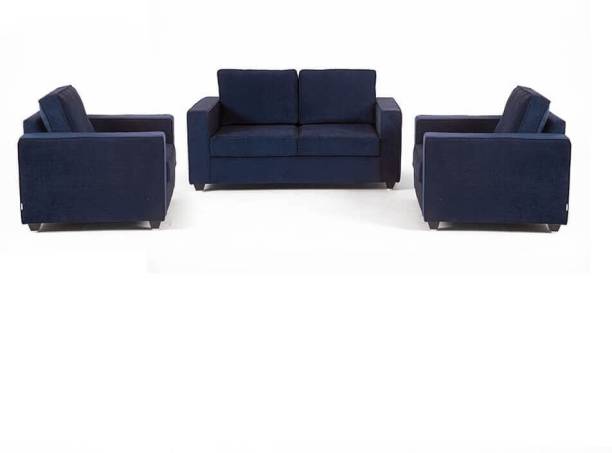 Wakefit Napper Fabric 2 + 1 + 1 Cobalt Blue Sofa Set