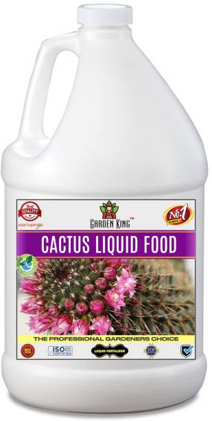 Garden King Cactus Food Liquid Fertilizer, Premium Essential Fertilizer for the Best Growth of Cactus Plants Fertilizer