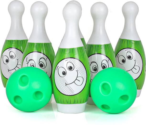 HighRoof 6 pins 2 Ball Bowling Game Set for Kids Sport Toy Sports Bowling Set Bowling green Bowling Ball Sports Bowling Set Sports Bowling Set