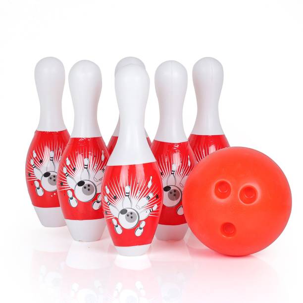cktech 6 pins 1 Ball Bowling Game Set for Kids Toy Sports Bowling Set Bowling red Bowling Ball Sports Bowling Set