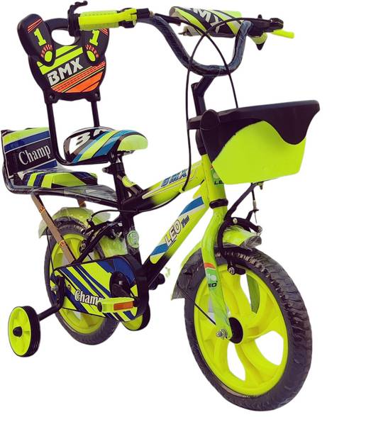 xaipro rides 14 T CHAMP PVC VERSION (GREEN) FOR 2-4 YEAR CHILDREN 10 T (inch) BMX Cycle