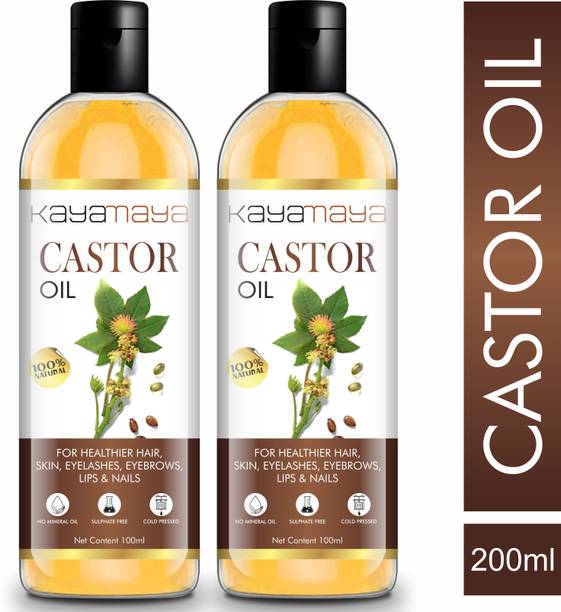 Kayamaya Premium Cold Pressed Castor Oil For Hair and Skin Hair Oil