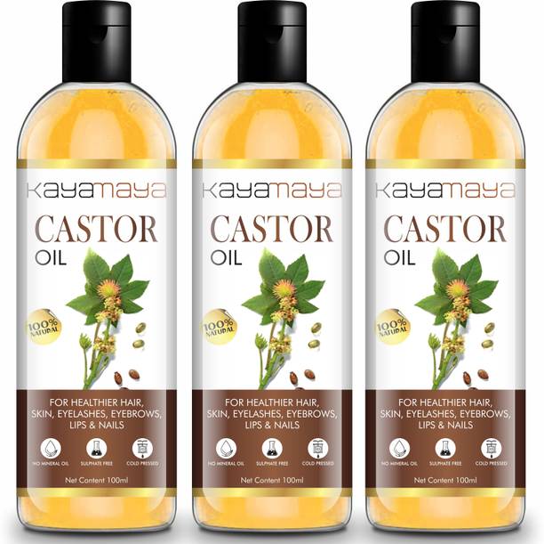 Kayamaya Premium Cold Pressed Castor Oil For Hair and Skin Hair Oil