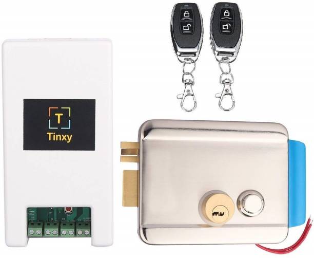 T Tinxy Device Door Lock with WiFi Controller and Door Sensor (Lock + WiFi Controller + 2 Remotes) Smart Door Lock