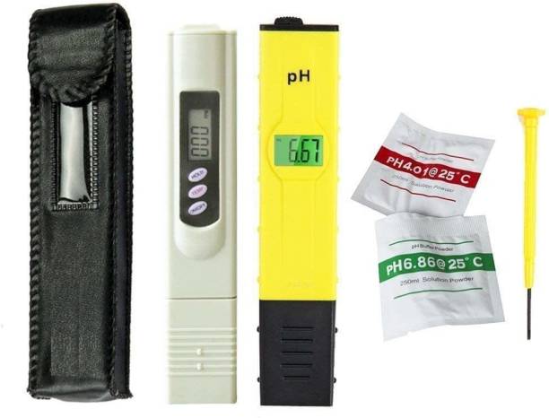 Aurora TDS & pH Meter Combo for Water Testing and Quality of PH & TDS Meter Combo, 0.05ph High Accuracy Pen Type pH Meter & +/- 2% Readout Accuracy 2-in-1 TDS,PH Meter Digital TDS Meter