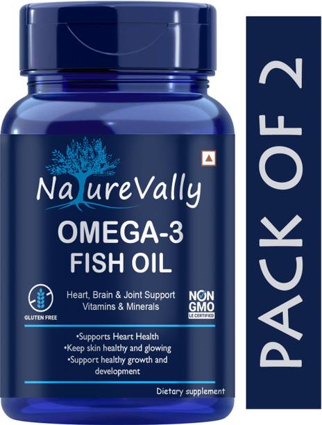 NatureVally Premium Fish Oil (Triple Strength) With 1000Mg Omega 369 (Premium)