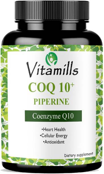Vitamills 120mg Coenzyme Q10 Capsules with Piperine Pro