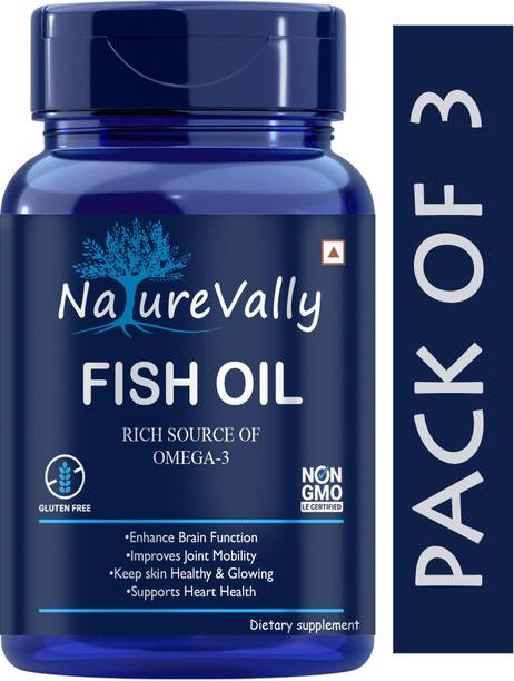 NatureVally Advanced Fish Oil (Triple Strength) With 1000Mg Omega 3 (Advanced)