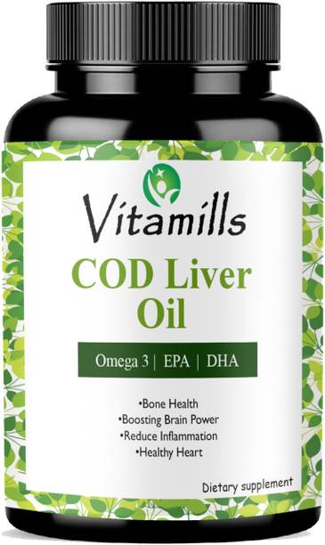 Vitamills Advanced Cod Liver Oil Capsules, Advanced