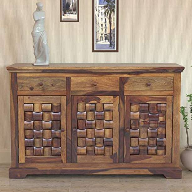 HANDWOODY Solid Wood Free Standing Sideboard