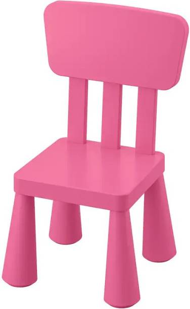 IKEA MAMMUT Children's In/Outdoor Pink Plastic Chair
