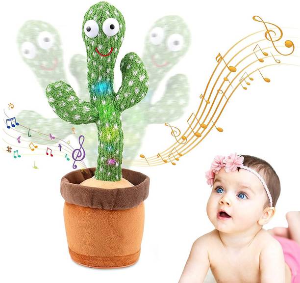 Toyvala Dancing Cactus Plush Toys Sing,Dance and Record Electronic Toy442