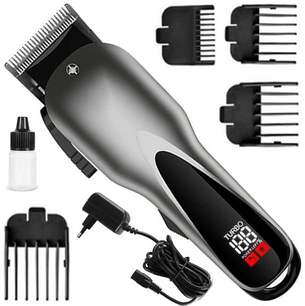 IIK New man rechargeable heavy duty electric wireless hair shaving machine for unisex adults Trimmer 120 min  Runtime 4 Length Settings