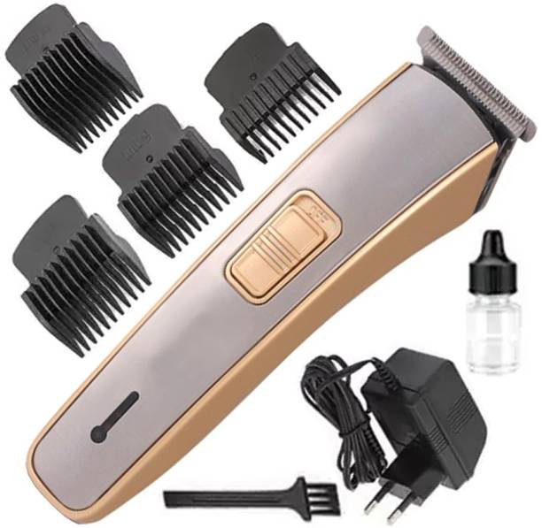IUKL New cordless man rechargeable hair trimmer hair shaving machine for unisex adults Trimmer 60 min  Runtime 4 Length Settings