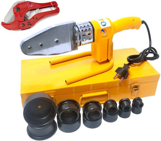 Mass Pro 1 Set PPR Heating Welding Machine Auto Cut off With 6 Die Set Size 20 ~ 63mm With 42mm PPR Cutter Transformer Welding Machine