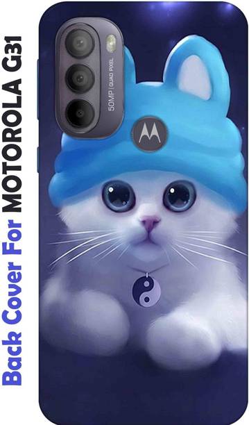 INDIALAND Back Cover for Moto G31