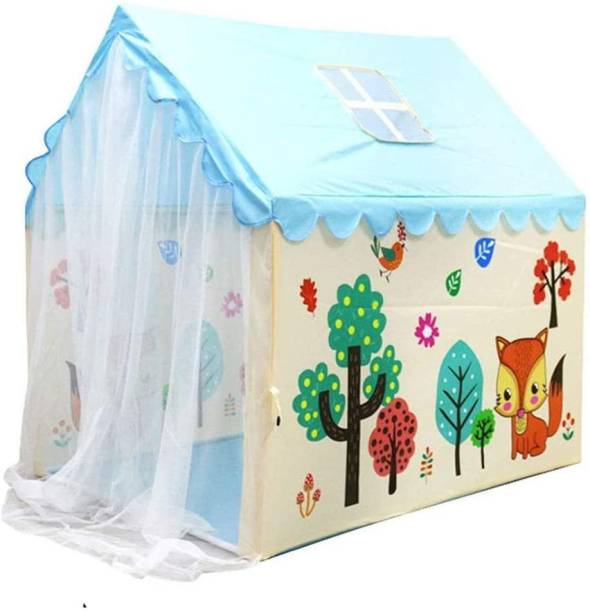 SANGANIENTERPRICE Jumbo Size Extremely Light Weight Kids Play Tent House for 3-13 Year Old Girls and Boys