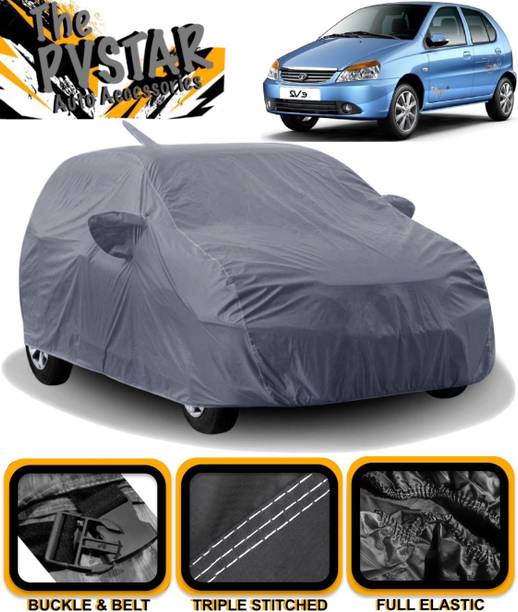 PVSTAR Car Cover For Tata Indica V2 (With Mirror Pockets)