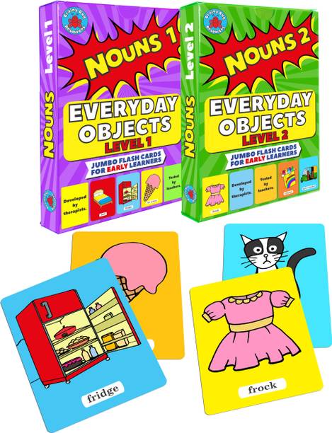 Brainy Bug Resources 60 flashcards, everyday objects, early noun vocabulary