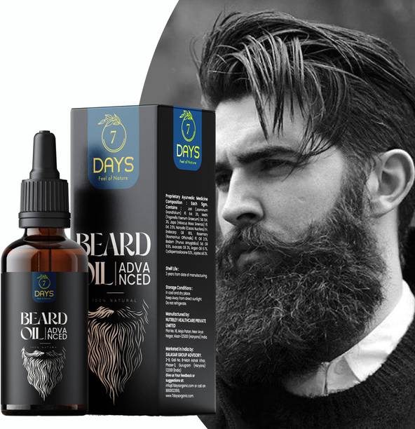 7 Days 100% Result Beard Growth Oil Enriched with Onion & Sandalwood oil Hair Oil Price in India