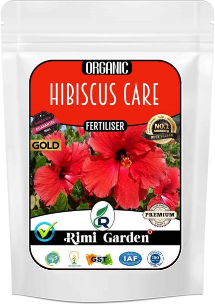 Rimi Garden Hibiscus Care, Essential Organic Fertilizer for Hibiscus Plant Growth with ++ Charged Growth Microbes Fertilizer