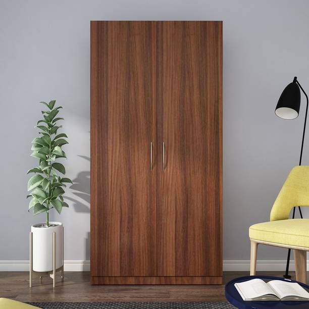 Woodbuzz Engineered Wood 2 Door Wardrobe
