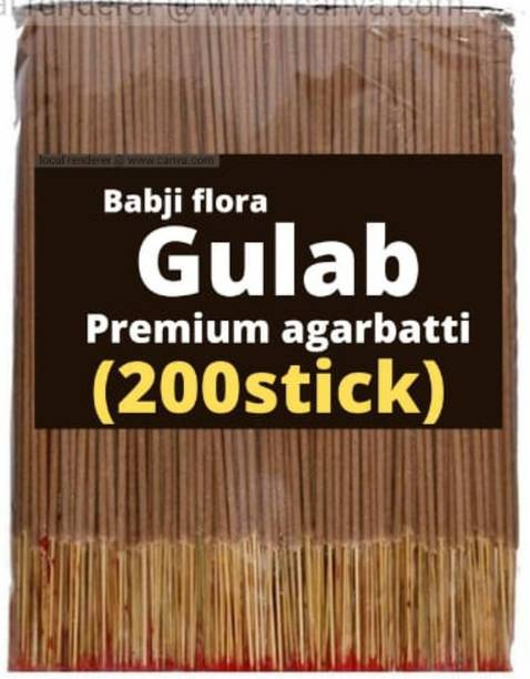 Babji Flora gulab agarbatti (200 stick) Gulab