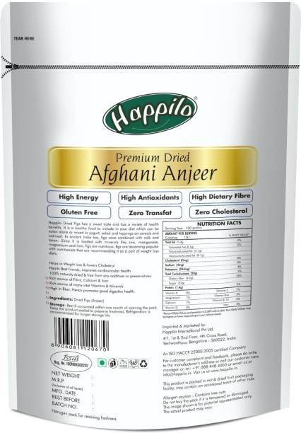 Happilo Premium Dried Afghani Anjeer/ Figs