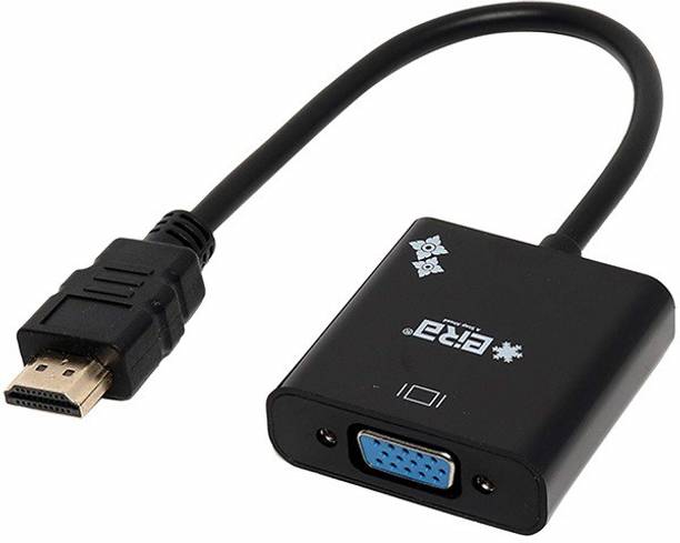 EIRA TEK  TV-out Cable HDMI Male to VGA Female Converter - ER-2701 (Black, For Computer)