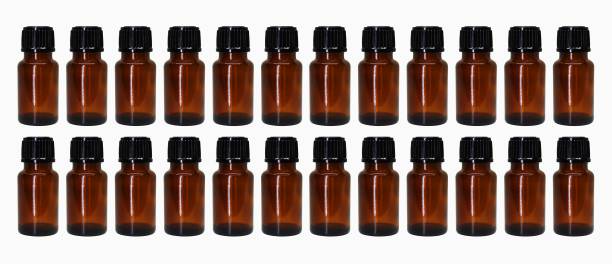 nsb herbals Amber Glass Bottle + Euro Dropper for Essential Oil, DIY Perfume, Multipurpose Use 10 ml Bottle