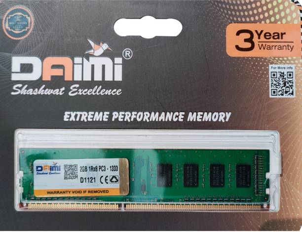Daimi EXTRIME DDR3 2 GB (Single Channel) PC (2GB-DDR3)