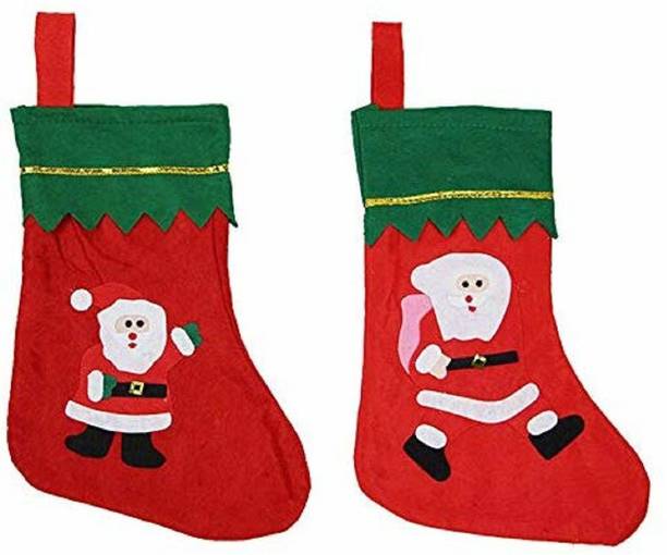 Naama Classic Stocking Santa Socks for Christmas Tree Hanging, Giving gifts Christmas Stocking