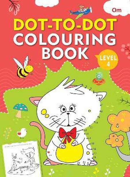 Dot-to-Dot Colouring Book Level 4