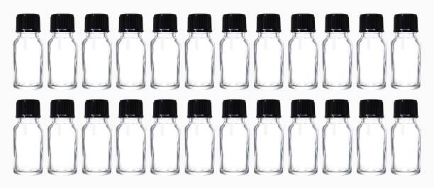 nsb herbals Clear Glass Bottle + Euro Dropper for Essential Oil, DIY Perfume, Multipurpose Use 10 ml Bottle