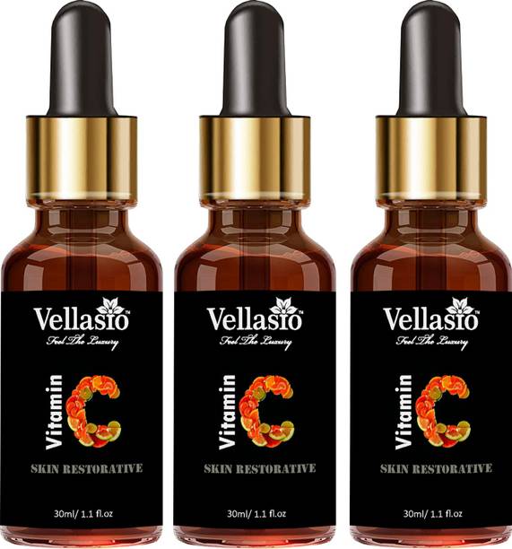vellasio Vitamin C Face Serum - Skin Brightening Serum , Anti-Aging, Skin Repair, Supercharged Face Serum, Dark Circle, Fine Line & Sun Damage Corrector Face Serum