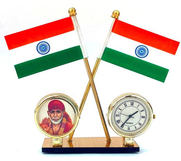 WOLCH indian flag Double Sided Wind Car Dashboard Flag