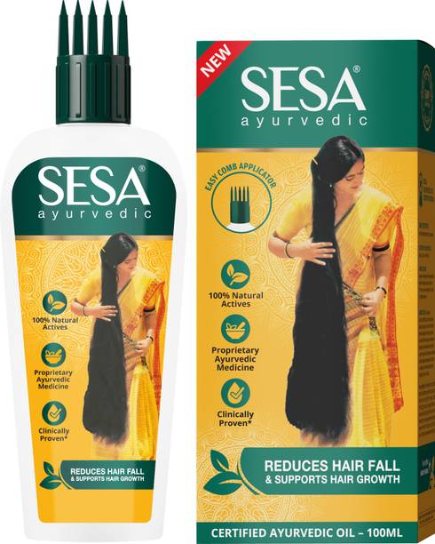 SESA Ayurvedic Hair Oil with Bhringraj, Promotes Hair Growth & Prevents Hair Fall Hair Oil