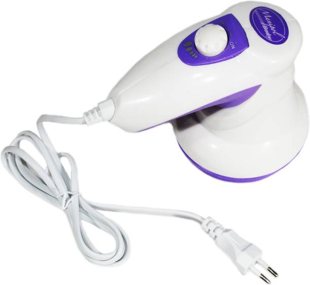 Dishan Body Massager Body Massager for Head Neck Shoulder Back Leg Foot Joint Pain Relief & Fat Reduction- Complete Electric Massager with 3 Massage Heads- For Men Women (White) Massager