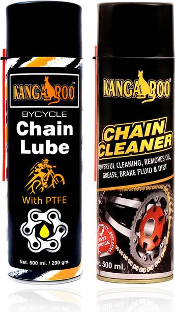 KANGAROO Bicycle Chain Lube and Chain Cleaner Lubricant Spray 500 ML ( Each ) Chain Oil