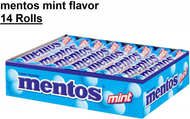 MENTOS Mint Roll – 14 Frische Minz-Dragees, 37,5 G, Original Aus Den USA Importiert
