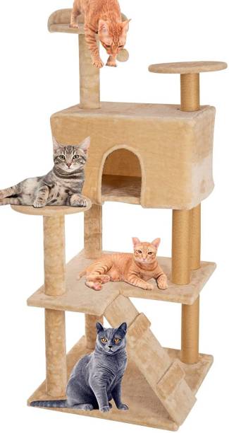 Flipkart Perfect Homes Studio Cat-801-Cream Free Standing Cat Tree