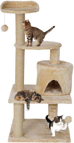 Flipkart Perfect Homes Studio Cat-4711-Cream Free Standing Cat Tree