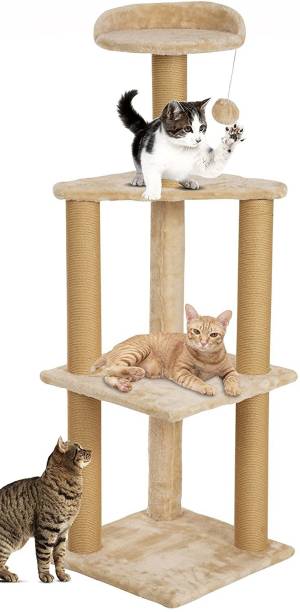 Flipkart Perfect Homes Studio Cat-001-Cream Free Standing Cat Tree