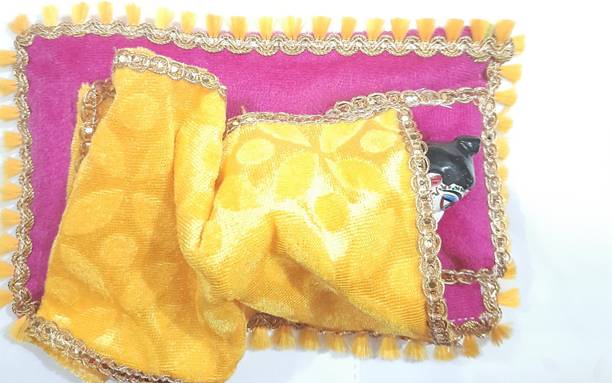 krishnanand Laddu gopal bed blanket rajai Bister,pillow,Super soft bedding size 0,1,2 Laddu gopal bistar/Laddu gopal singhasan/laddu gopal chowki asan, deity Bedding /deity Poshak/krishna sofa asan Dress