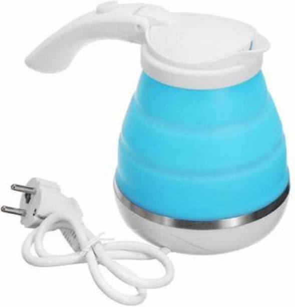 UKRAINEZ WGZ-011 P-40 Portable hot water kettle electric kettle 600 ml silicone foldable water kettle electric kettle (0.6 L, Multicolor) Electric Kettle