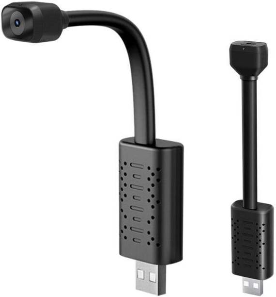 CTRZQ HD Smart Mini Wifi USB Camera Real-Time Surveillance IP Camera AI Human Detection Loop Recording Mini Camera Support 64Gb Security Camera