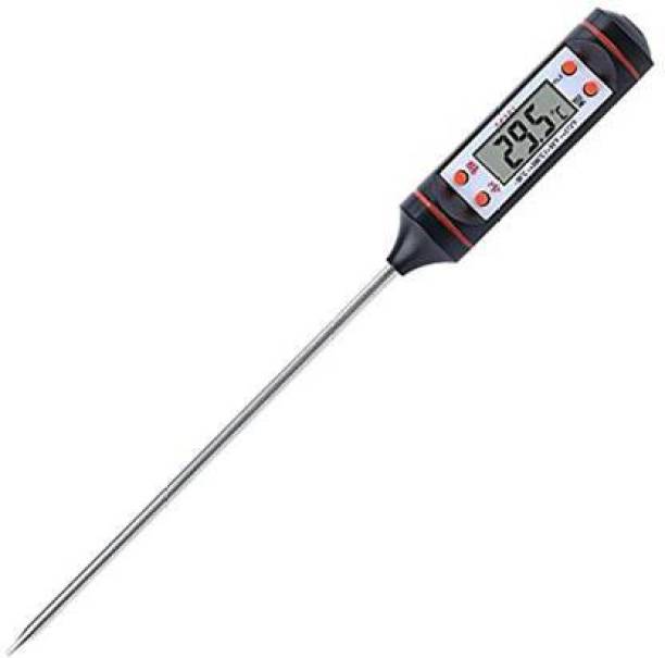SAJAG Digital LCD Display Digital LCD Cooking Food Meat Thermometer Stainless Steel Probe with Probe Kitchen BQB Senso Temperature Thermometer with Fork Kitchen Thermometer Thermometer with Fork Kitchen Thermometer