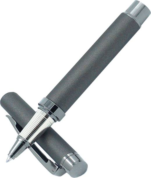 auteur Meta Graphite Grey Color ,Metal Body , Gun Metal Trims , Luxuary Gift Collection with German Blue Ink Refill Roller Ball Pen